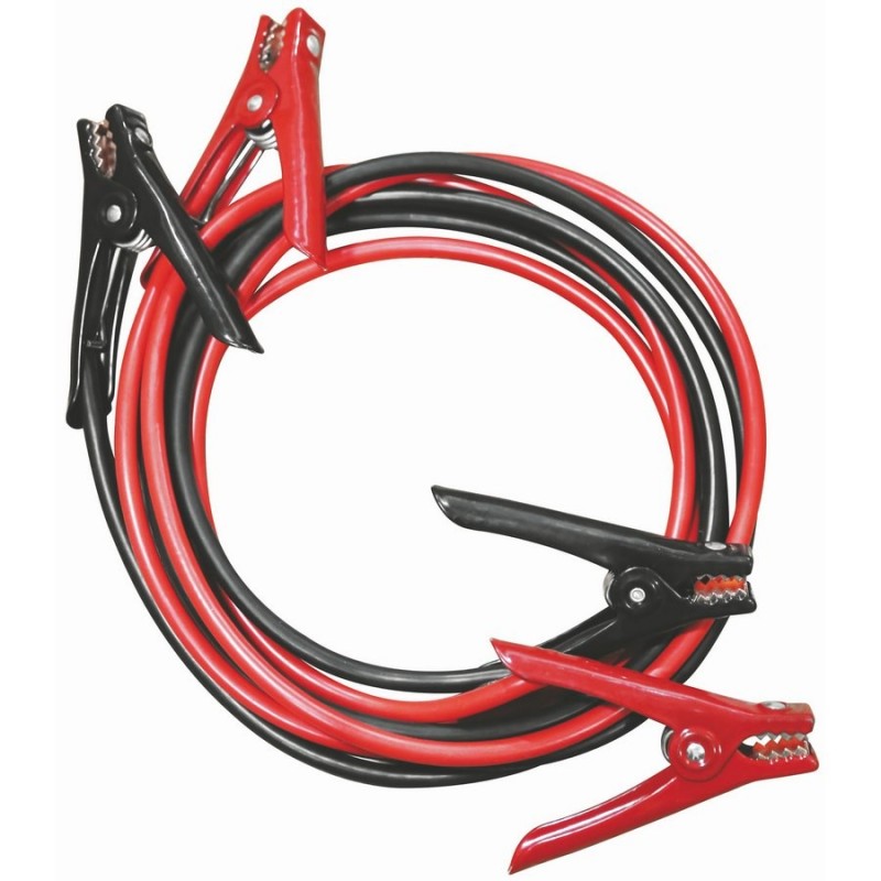 CAVO PER BATTERIA AUTO ANTISCOSSA 10mmq 2.5M 12 o 24 V 2000cc