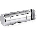 STAFFA DI SUPPORTO PER ASTA DOCCIA 25 MM SCORREVOLE UNIVERSALE SALISCENDI CROMATO CON FORO