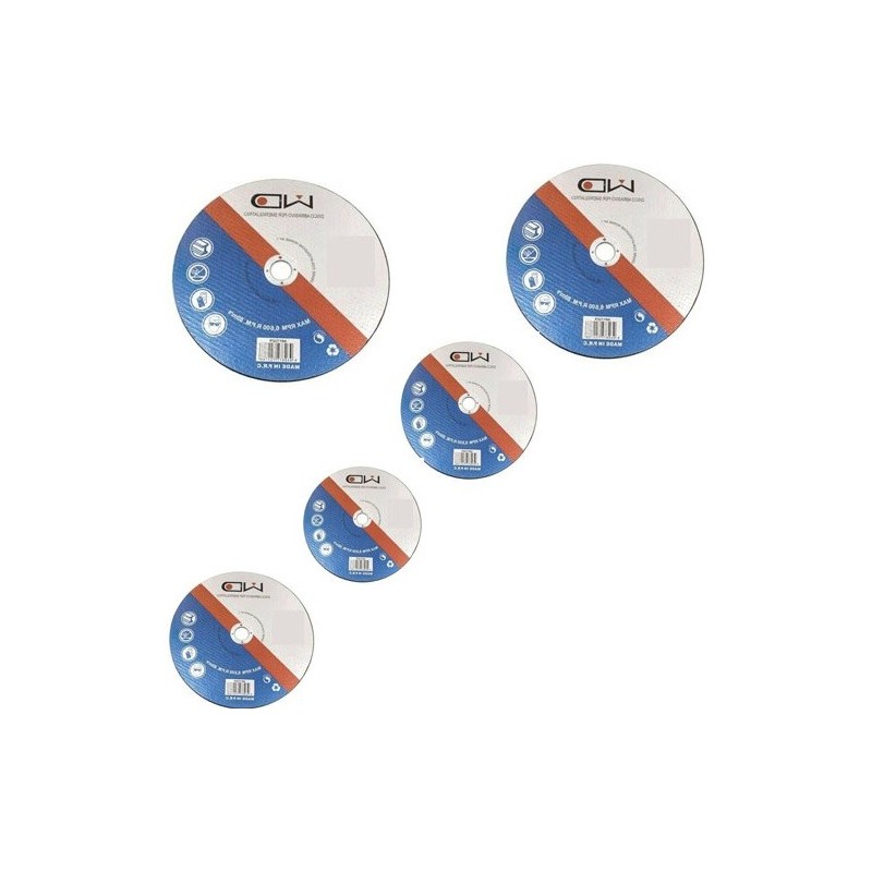 5 dischi a lamelle a superficie bombata per smerigliatrici diametro 180 mm grana P120 metalli legno