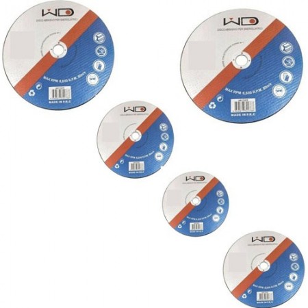 5 dischi a lamelle a superficie bombata per smerigliatrici diametro 180 mm grana P40 metalli legno