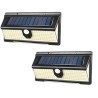 Hongu Faretto solare esterno 190 LED SMD luce di emergenza sensore ...