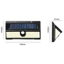 Faretto solare esterno 190 LED SMD luce di emergenza sensore di movimento 