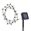 Luci a LED a energia solare esterno 10x5 led 3+4.5 m IP44 casa giardino natale