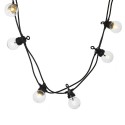 Luci a LED a energia solare esterno 10x5 led 3+4.5 m IP44 casa giardino natale