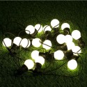 Luci a LED a energia solare esterno 10x5 led 3+4.5 m IP44 casa giardino natale