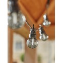 Luci a LED a energia solare esterno 10x5 led 3+4.5 m IP44 casa giardino natale
