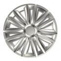 Copricerchi borchie coppa ruote 13'' plastica cromata  auto ruote cerchione 13