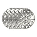 Copricerchi borchie coppa ruote 16'' plastica cromata  auto ruote cerchione 16