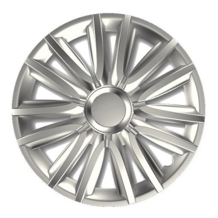 Copricerchi borchie coppa ruote 16'' plastica cromata  auto ruote cerchione 16