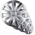 Copricerchi borchie coppa ruote 13'' plastica cromata  auto ruote cerchione 13
