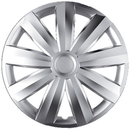 Copricerchi borchie coppa ruote 15'' plastica cromata  auto ruote cerchione 15