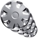 Copricerchi borchie coppa ruote 14'' plastica cromata  auto ruote cerchione 14