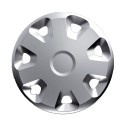Copricerchi borchie coppa ruote 14'' plastica cromata  auto ruote cerchione 14