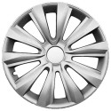 Copricerchi borchie coppa ruote 15'' plastica cromata  auto ruote cerchione 15
