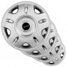 Hongu Copricerchi borchie coppa ruote 13'' plastica cromata auto ru...