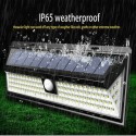 Faretto LED 190SMD impermeabile ip65 pannello solare sensore movimento 120 gradi