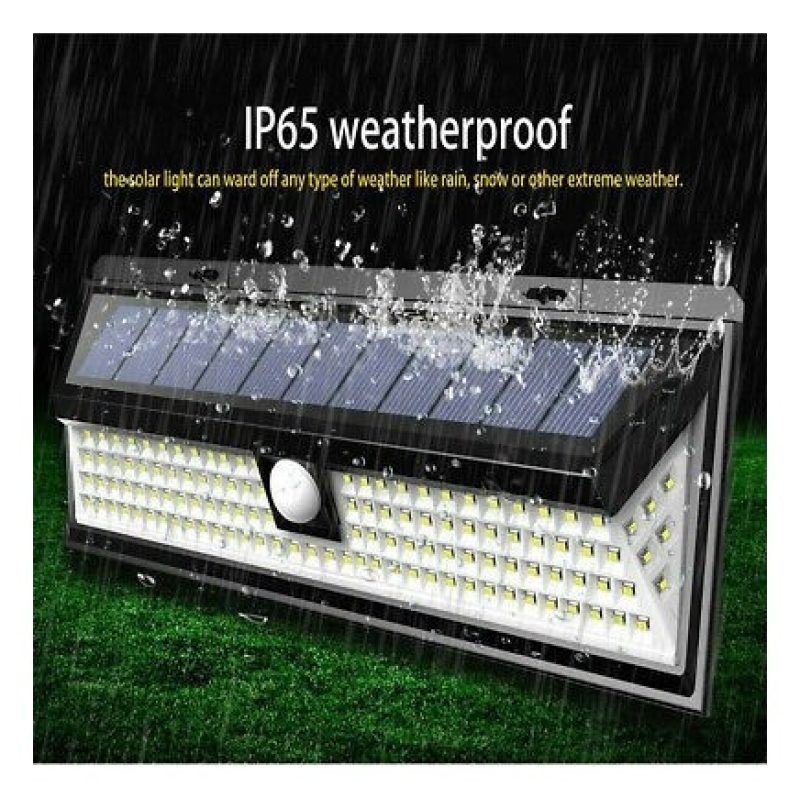DOBO Faretto LED 190SMD impermeabile ip65 pannello solare sensore m...