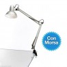 LAMPADA DA TAVOLO PROFESSIONALE ORIENTABILE CON MORSETTO PER ESTETISTE