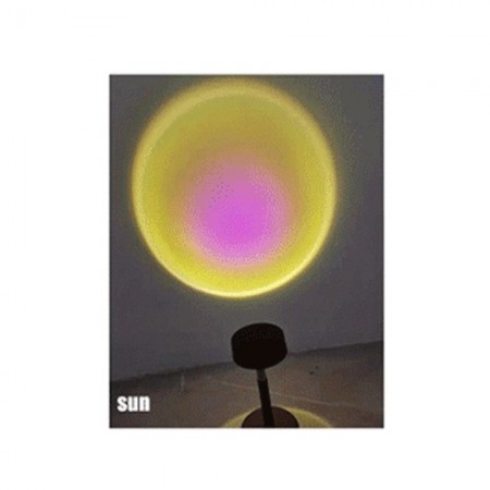 Sunset Rainbow RedSunset Sun Proiettore Proiezione 10W USB Atmosfera LED Lampada