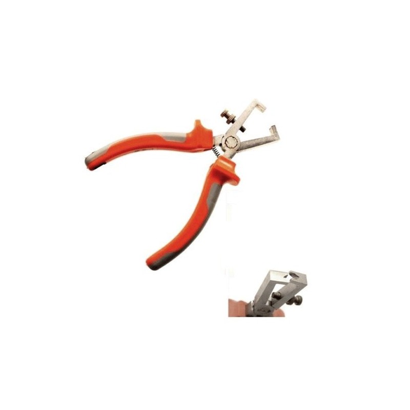 Pinza spella fili in acciaio da 6'' 150mm spessore regolabile manici rivestiti