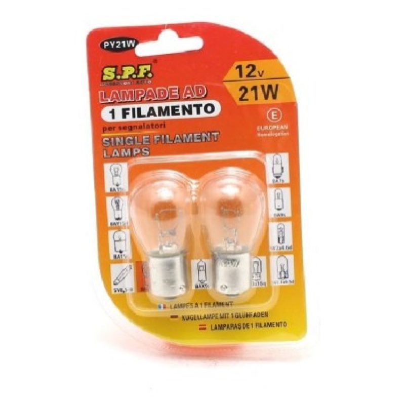 DOBO LAMPADE DI SEGNALAZIONE PER AUTO S25 SPF 1 FILAMENTO 21W 12V S...