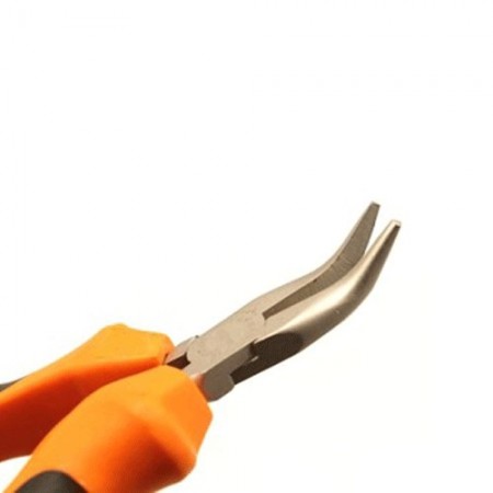 Pinza a becco curvo 150mm con manici isolati antiscivolo multiuso fai da te DIY