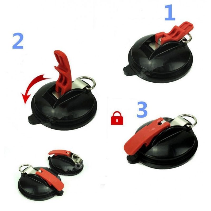 Coppia ventose porta pesi porta bagagli pacchi bici auto camper Anchor trasporto 
