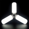 DP LED Lampada Pieghevole antizanzare LED Bianco Freddo 6500k defor...