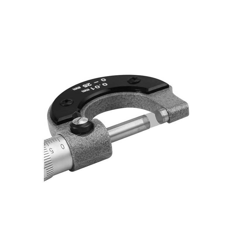 Iron Micrometro Meccanico 0-25mm Calibro Esterno Metrico Graduazion...