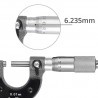 Iron Micrometro Meccanico 0-25mm Calibro Esterno Metrico Graduazion...
