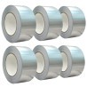 Iron 6 pezzi Nastro adesivo in alluminio 10M x 4.8cm resistente al ...