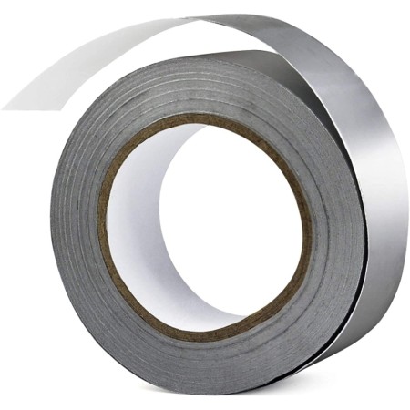 6 pezzi Nastro adesivo in alluminio 10M x 4.8cm resistente al calore guarnizione autoadesiva isolante conduttore