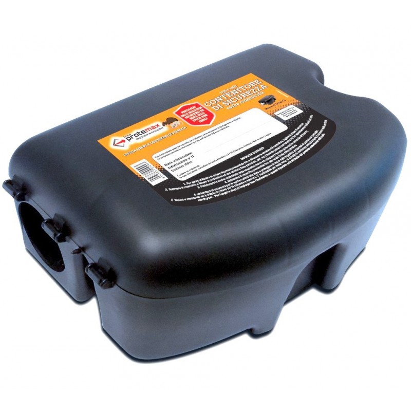 Contenitore esca esche topi topicida ratticida trappola topi ratti veleno box