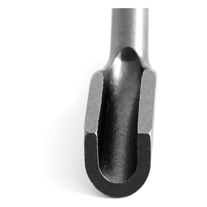 Iron Scalpello per martello pneumatico Concavo SDS plus 14 x 250 x ...