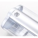 Dispenser Erogatore Sapone Liquido da Parete Muro Bagno ABS 380 ml argento