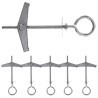Iron Tasselli farfalla 6 pezzi occhiello chiuso M4 fissaggio soffit...