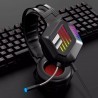 Andowl Cuffie gaming con microfono per PS4 PC con LED RGB Andowl Q-...