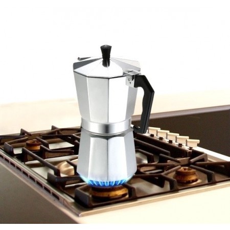 Caffettiera moka in alluminio macchina macchinetta caffè 1 2 3 6 tazze espresso