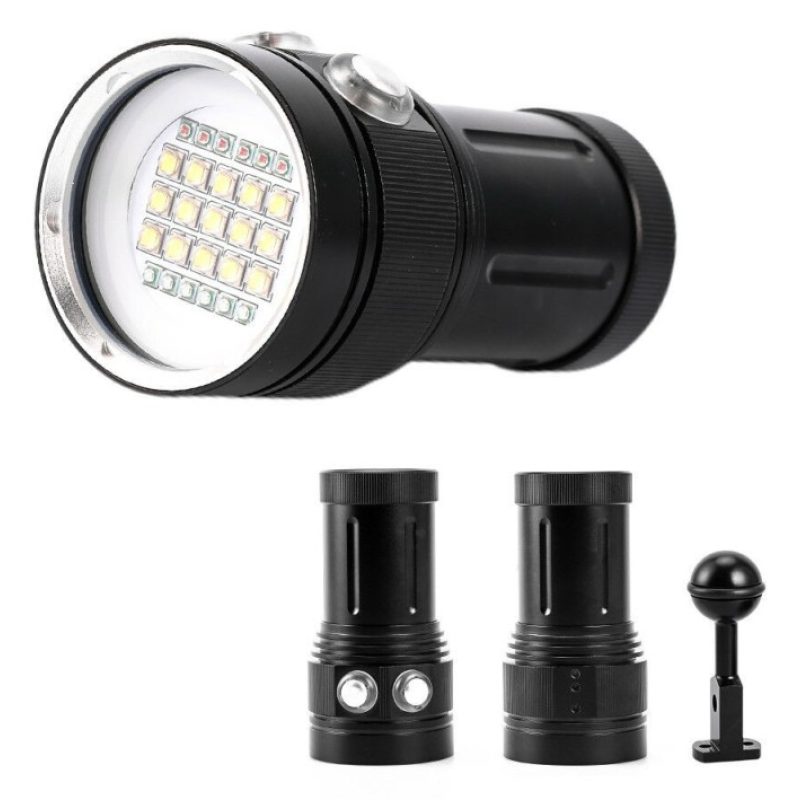 Tagoow Torcia Led luce fotografica subacquea multifunzione interrut...