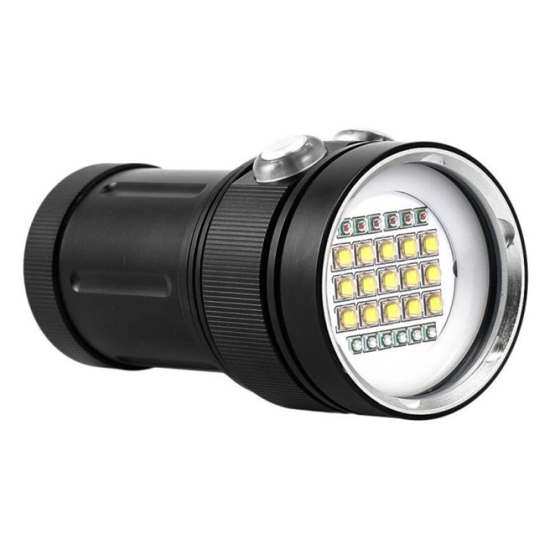 Tagoow Torcia Led luce fotografica subacquea multifunzione interrut...