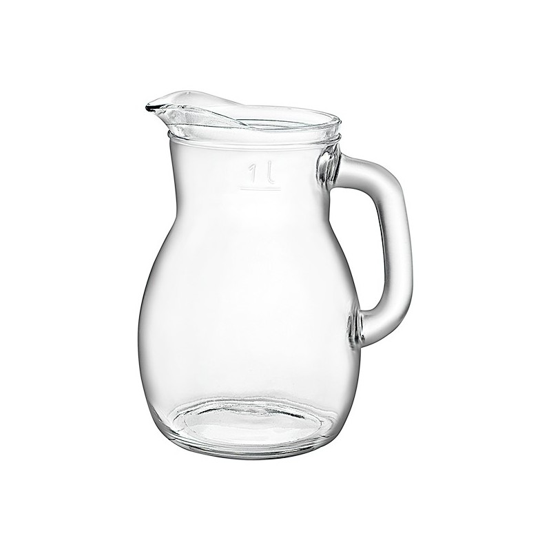 BORMIOLI ROCCO Lotto 12 pezzi Brocca Bistrot 0,25L made in Italy 250ml vetro ITA