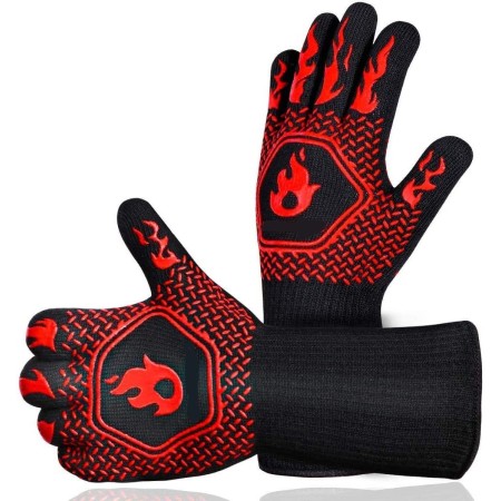 Guanti barbecue da Cucina resistenza resistenti al calore 800° BBQ ignifughi