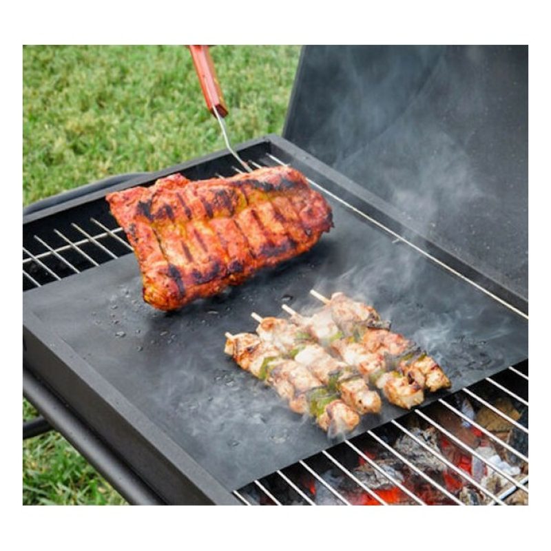 DOBO 5 x tappetino barbecue BBQ forno antiaderente riutilizzabile l...