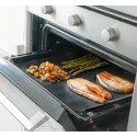 5 x tappetino barbecue BBQ forno antiaderente riutilizzabile lavabile tappeto grill