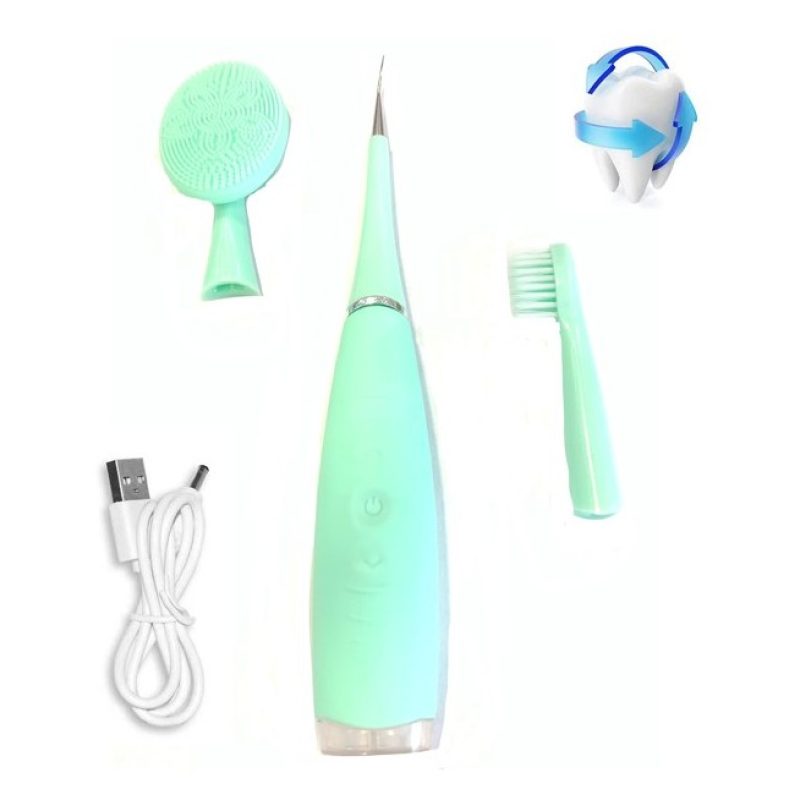 DOBO Pulitore sbiancante elettrico denti tartaro placca vibrante li...