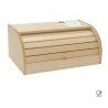 Hongu Portapane in Legno Con Serrandina Colore Chiaro 16.5x38.5x24....
