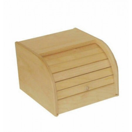 Portapane in Legno con sportello frontale scorrevole contenitore pane cucina