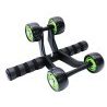 DOBO Attrezzo per Addominali 4 Ruote Palestra con Tappetino Fitness...