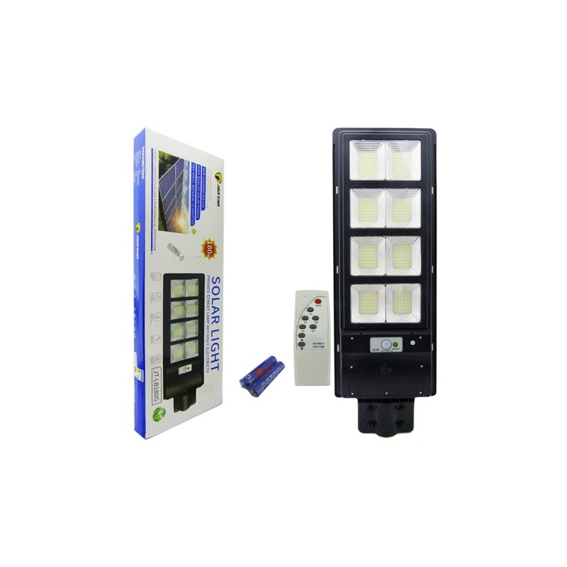 Lampione stradale LED 60 W pannello solare fotovoltaico 180W con telecomando IP66