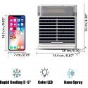 Mini ventilatore raffrescatore condizionatore purificatore umidificatore con 7 colori aria fresca purifica